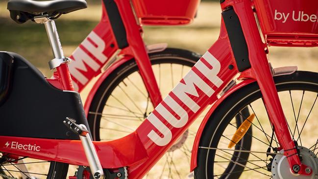 Jump e-bikes are being launched in Adelaide on March 5. Picture: Supplied by Uber