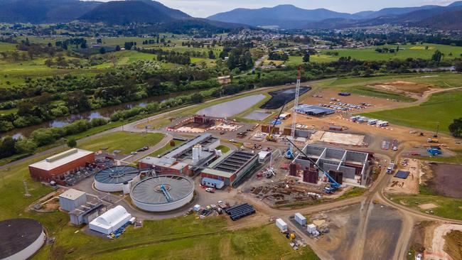 Bryn Estyn Water Treatment Plant prior to upgrade. Picture: TasWater