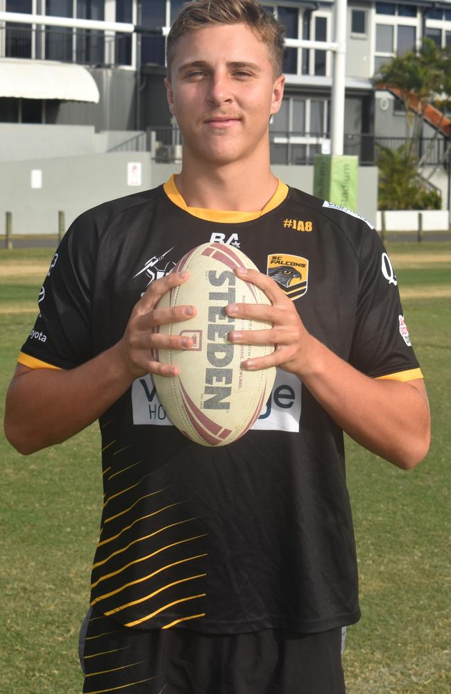 Sunshine Coast Falcons Mal Meninga Cup player for 2023, Jett Thorpe Elich. Picture: Eddie Franklin