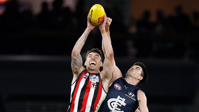 Battle is on the move. Photo by Michael Willson/AFL Photos via Getty Images