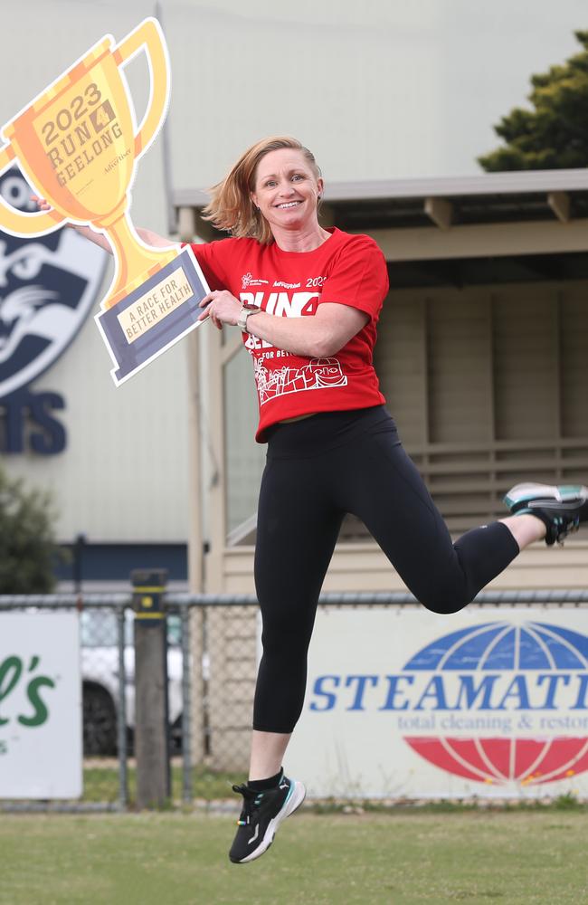 Ms Huntly said she had a new sense of appreciation for Geelong’s health services after facing cancer. Picture: Alan Barber