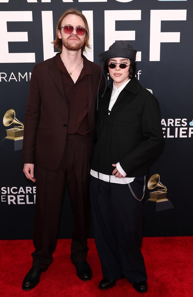 FINNEAS and Billie Eilish. Picture: Matt Winkelmeyer/Getty Images for The Recording Academy