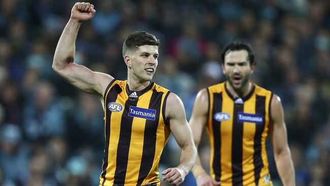 Luke Breust is a key part of Hawthorn’s forward line. Picture: Sarah Reed