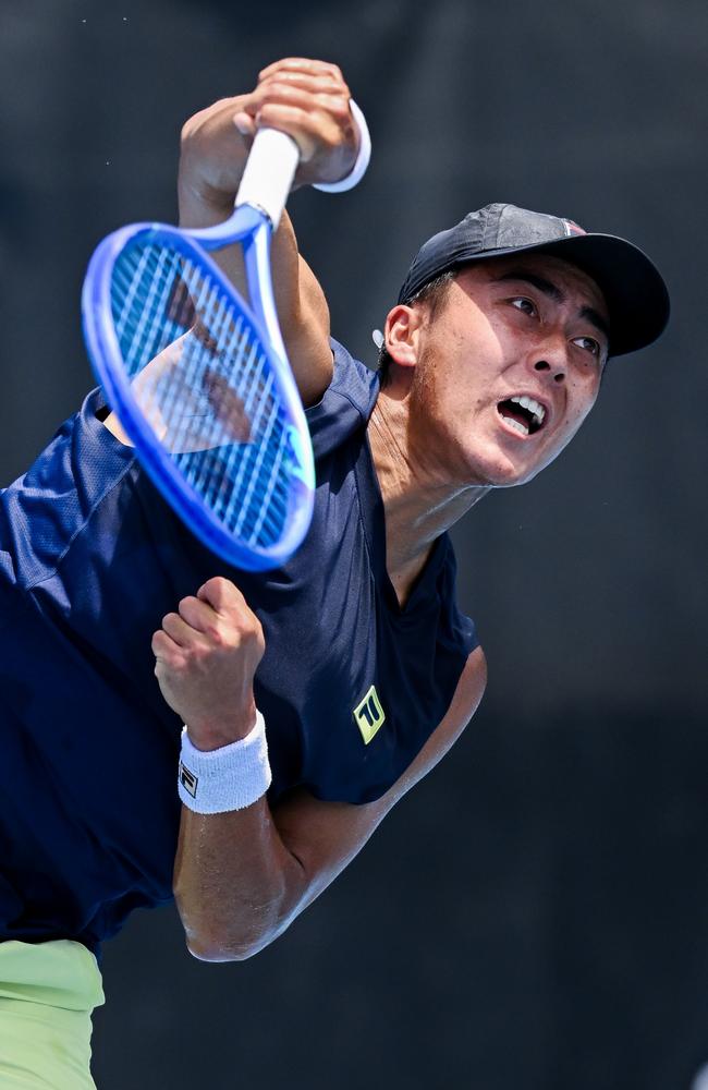 Rinky Hijikata is through to the quarter finals at the Adelaide International. Picture: Getty Images