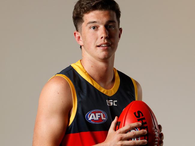 Ned McHenry was drafted by the Crows with pick No. 16 at the 2018 Draft. Picture: GETTY IMAGES