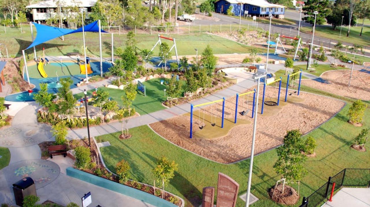 The all abilities playground at Lake Alford on the outskirts of Gympie.