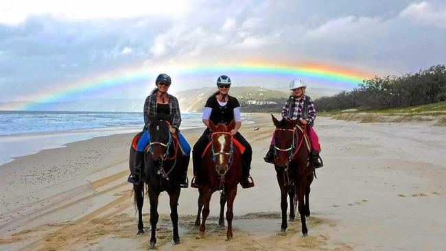 Take a seven-day horse ride with Rainbow Beach Horse from May 11-17.