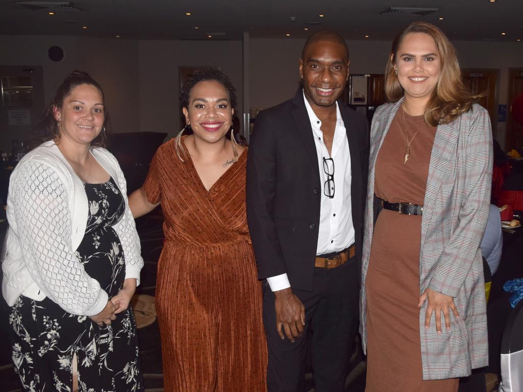 Rockhampton NAIDOC Ball 2021: Sasha Bowtell, Tori Warkill, Nathias Warkill and Tyler Malone