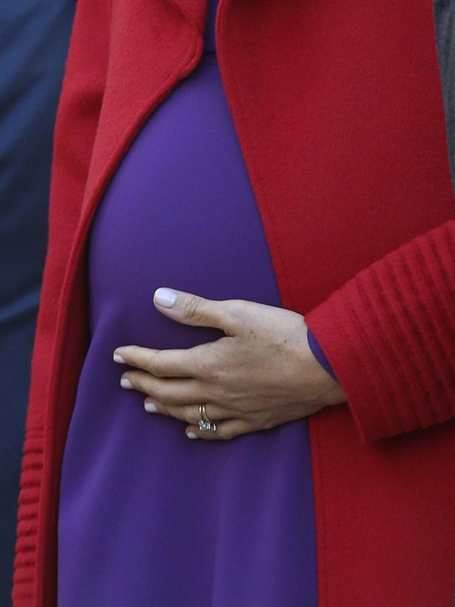 The royal baby is said to be due in March or early April. Picture: Aaron Chown/PA