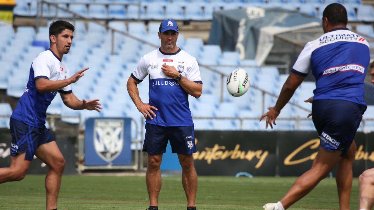 Canterbury coach Trent Barrett has the full support of the board. Picture: Bulldogs Digital