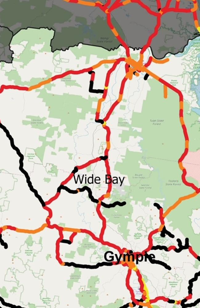 RACQ Traffic and Safety Engineering Manager Greg Miszkowycz said more than 40 per cent of the stretch of the Bruce from Gympie to Maryborough was rated as two stars out of five for road infrastructure safety, According to AusRAP (Australian Road Assessment Program) Star Rating data.