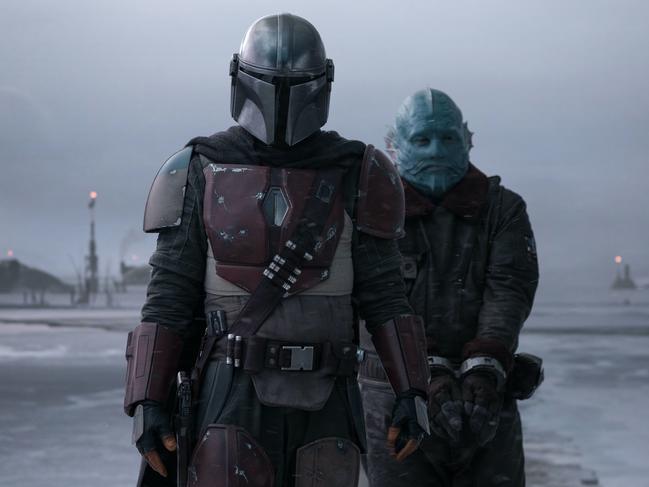 A still from The Mandalorian supplied for Review