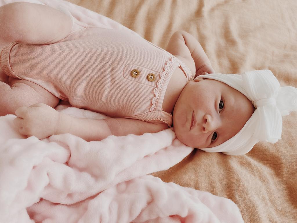 Harper Evans born February 12. Picture: Supplied​