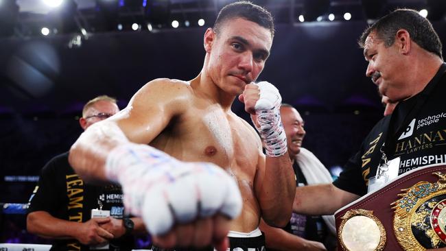 Tim Tszyu is one of five men leading a new golden era of Aussie boxing. Picture: Christian Gilles