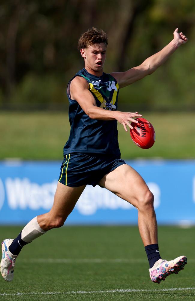Cooper Duff-Tytler in action for the AFL Academy. Picture: Josh Chadwick/AFL Photos