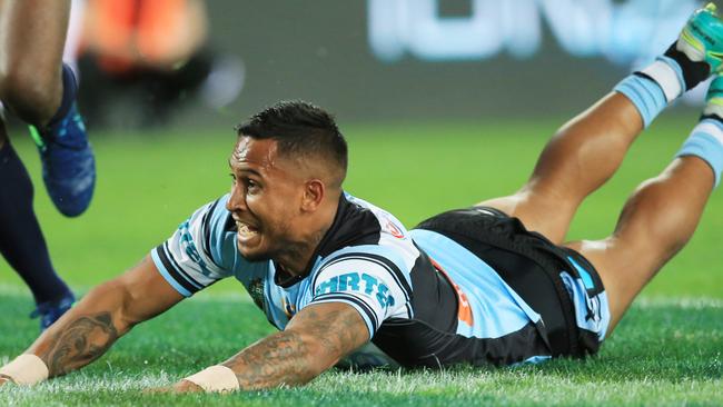 It’s been a sad week for the Sharks and Ben Barba. Pic Mark Evans