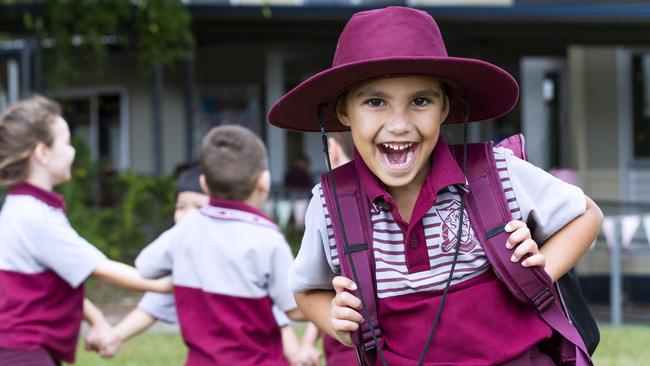 Ava Roberts, 5, Wynnum West State School. Picture: Renae Droop