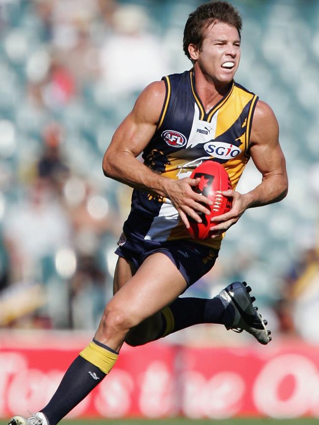 Ben Cousins in action for the West Coast Eagles. Picture: Getty Images