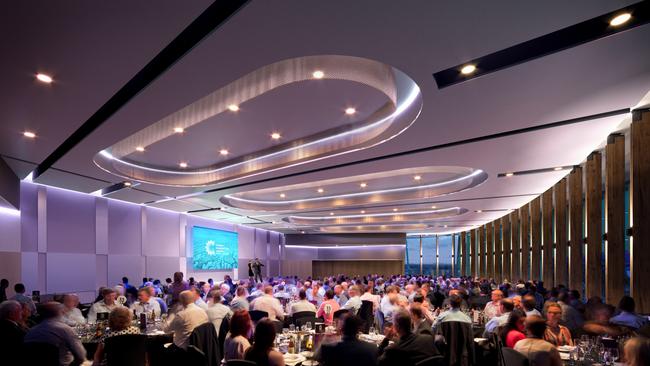 The stunning new design of the $176 million Cairns Convention Centre expansion and upgrade project. Picture: Supplied.