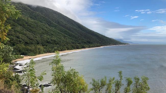 A potential lookout location above Ellis Beach as part of the new $41.4 million Wangetti Trail. PHOTO: Supplied.