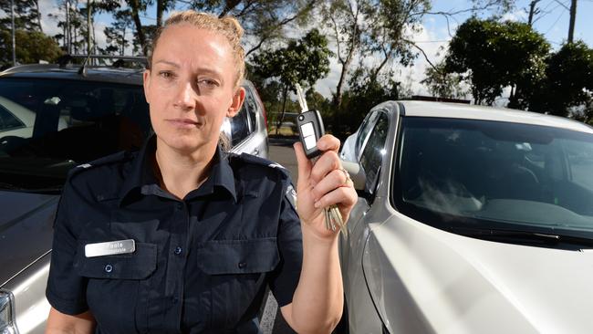 Somerville First Constable Catherine Poole is urging motorists to lock up. Picture: Jason Sammon