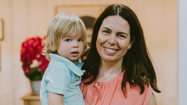 Rural copywriter and owner of The Good Copy Company Lisa Lock with her son James Lock. PHOTO: Rebecca Smart