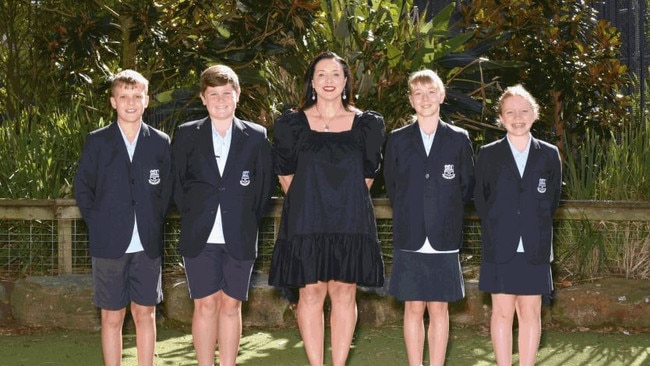 A photo of the School Captains at Mosman Primary School.