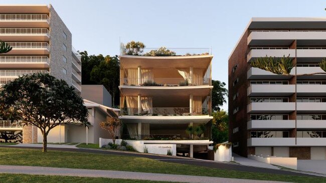 Artist impressions of Spyre's 10 Goodwin Terrace development.