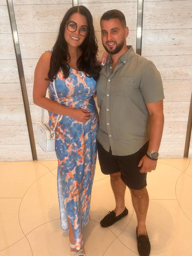 British-born Laura Currie and her Italian partner Dante Vendittelli have built a life together in Perth after meeting in Brisbane 5 years ago. Picture: Instagram/LauraCurrie