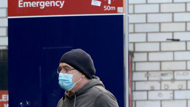 MELBOURNE, AUSTRALIA - NewsWire Photos AUGUST 23, 2021: The Royal Melbourne Hospital is coping with a large COVID cluster. Picture: NCA NewsWire / Andrew Henshaw