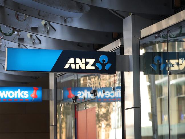 SYDNEY, AUSTRALIA - FEBRUARY 26: Signage for Australia & New Zealand Banking Group Ltd. (ANZ) at a branch in Sydney is seen on February 26, 2024 in Sydney, Australia. The recent approval by the Australian Competition Tribunal of ANZ's A$4.9 billion ($3.2 billion) acquisition of Suncorp's banking business marks a major development in the country's financial landscape, signaling the largest banking merger since the global financial crisis. (Photo by Lisa Maree Williams/Getty Images)