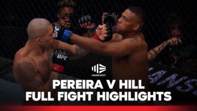 Alex Pereira V Jamahal Hill – Full Fight Highlights | The Advertiser