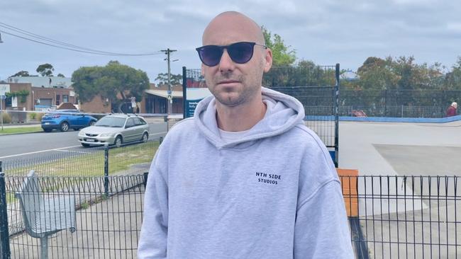 Frankston man Dylan Brooker came down to Inverloch for his daughter's birthday and witnessed the crash. Picture: Jack Colantuono