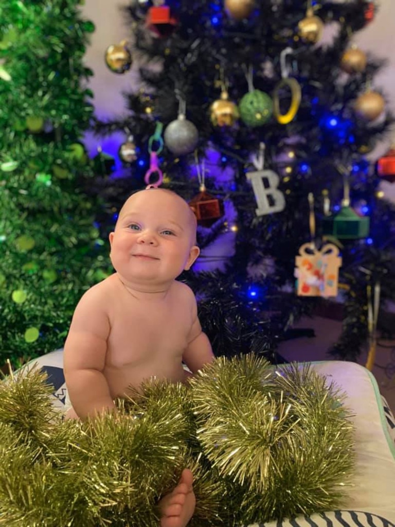 Billy Snowdon's first Christmas.