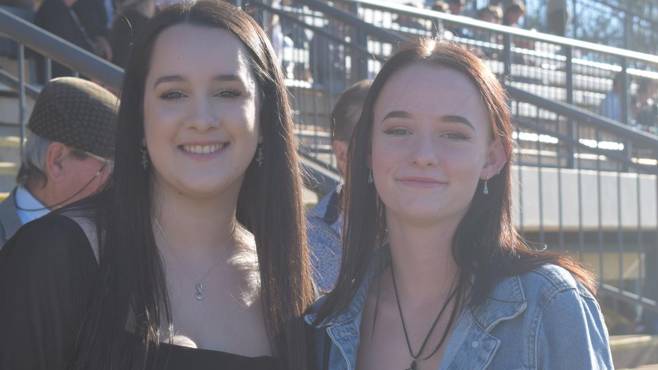 The Gympie Turf Club was packed full of happy punters as the region enjoyed its first ever TAB race meeting on Saturday, June 19, 2021: Bree Grant and Crystal McKenna.