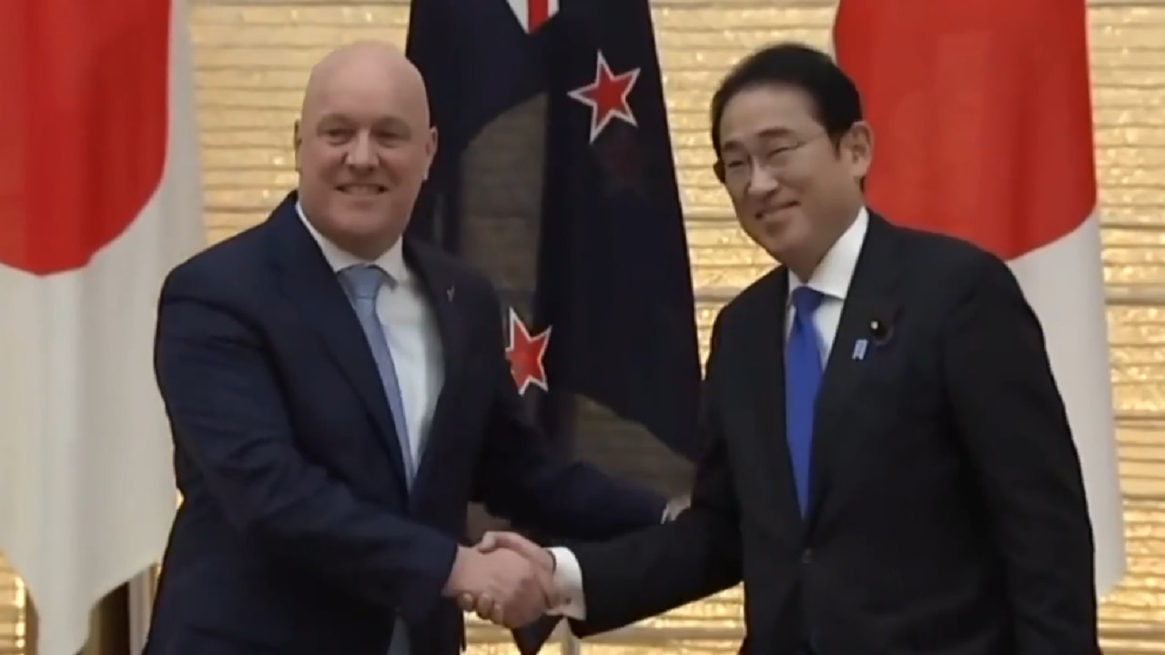 Kiwi and Japanese PMs finish negotiating top-secret information security agreement