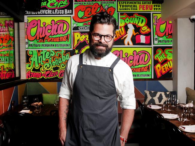 Chef Alejandro Saravia from CHE. Picture: Nicole Cleary.