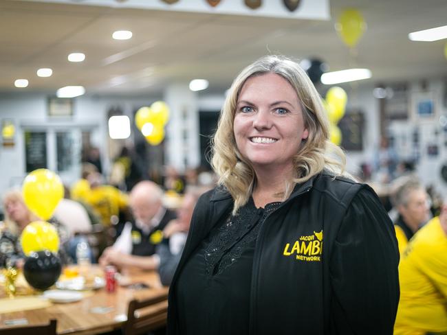 Lambie Network’s Rebekah Pentland has spent 15 years as a pharmaceutical consultant. The mother of three ran for parliament because of the of cost of healthcare and wait times to see specialists. Picture: Patrick Gee