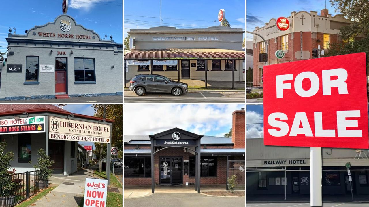 Bendigo pubs Bridge Hotel, White HorseHotel, Goldmines Hotel, Belmont ...