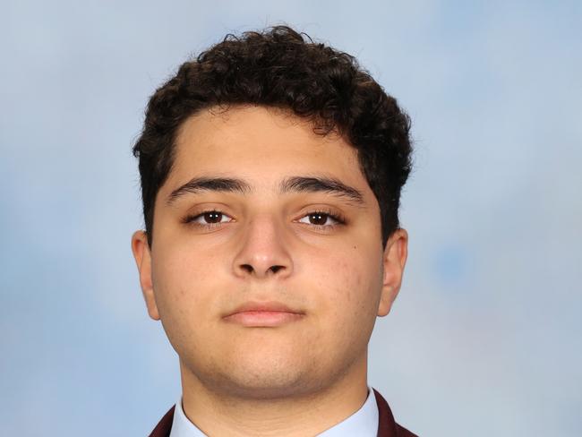 St Narsi Assyrian Christian College student Jeo Youseff.