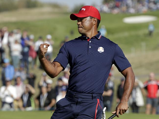 Tiger Woods lost all four of his Ryder Cup matches in Paris last month as the United States were crushed 17.5 to 10.5 by a rampant Europe. Picture: AFP