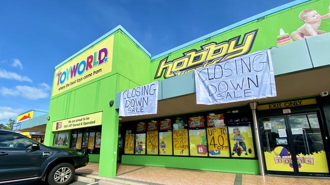 The Toyworld in Berrimah is due to close down at the end of the month. Picture: Natasha EmecK