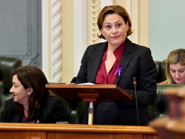 Queensland Deputy Premier and Treasurer, Jackie Trad is to head overseas on a trade mission. Picture: AAP/Darren England