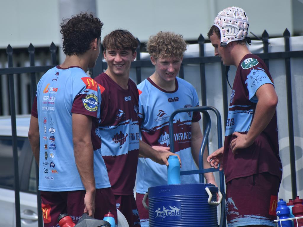 CQ Capras under-17 boys squad pre-season training session at The Cathedral College, Rockhampton, on January 11, 2025.