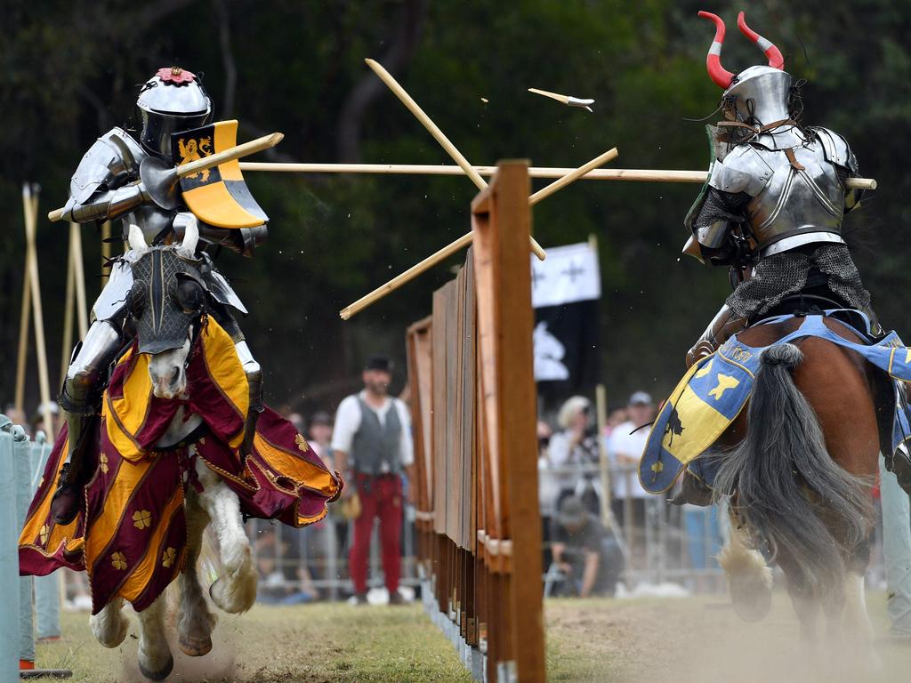 World Jousting Championships in Sydney The Advertiser