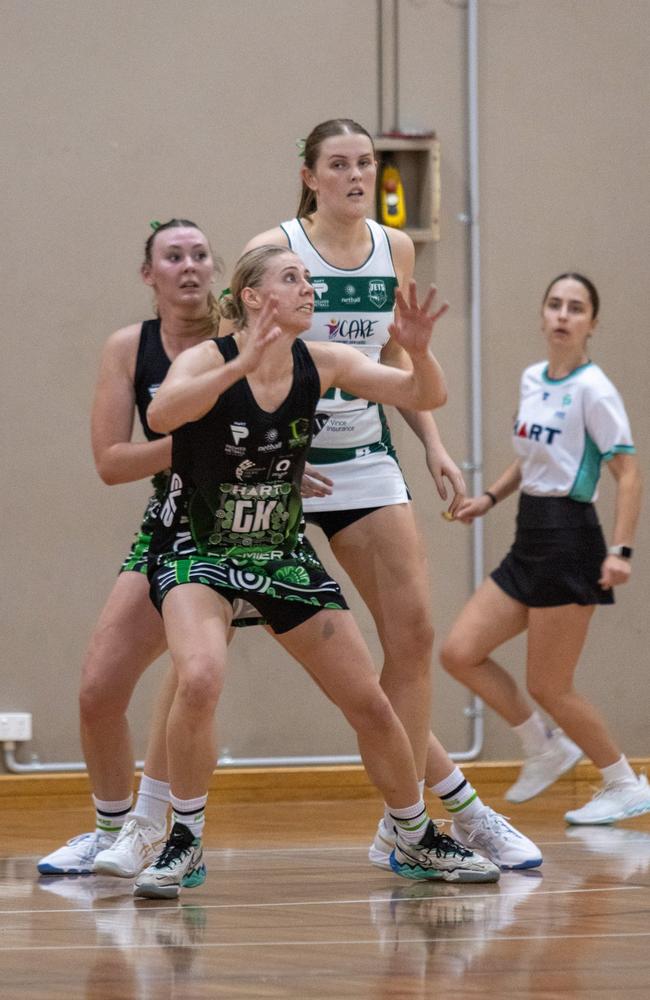 Jess Cerezo, Darling Downs Panthers vs Ipswich Jets. Ruby Series Netball, May 10, 2025