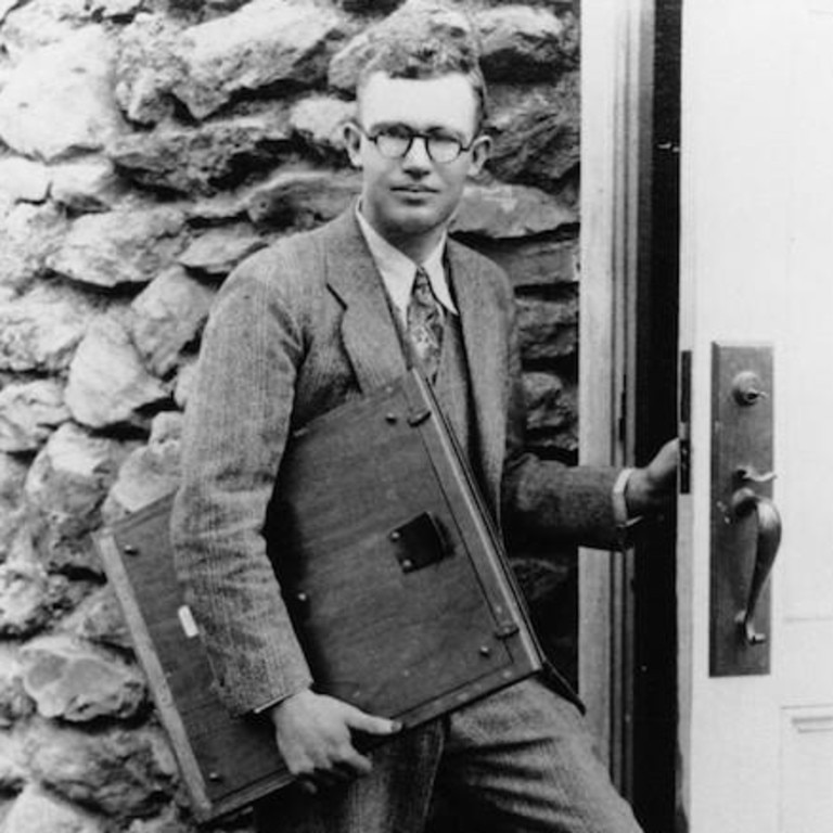 Clyde Tombaugh was just 23-years-old when he was credited with formally discovering Pluto in 1930. Picture: file copy.