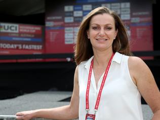 UCI Mountain Bike World Cup Cairns 2016. UCI Vice President Tracey Gaudry. PICTURE: STEWART McLEAN