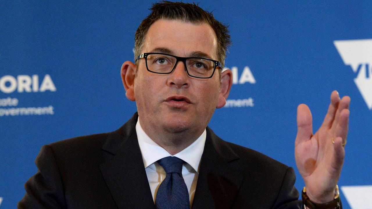 Premier Daniel Andrews condemned the behaviour of some protesters.