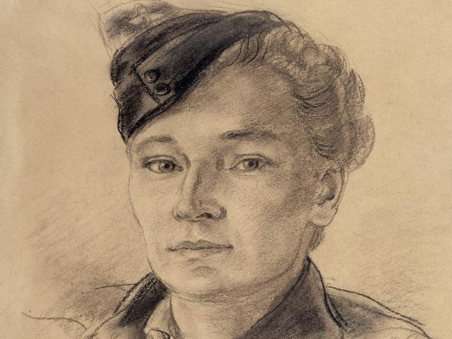 A portrait depicting Sister Marie Craig, Royal Australian Air Force Nursing Service, No 2 Medical Air Evacuation Transport Unit, killed in 1945 in a plane crash on a flight from Biak. Picture: Australian War Memorial